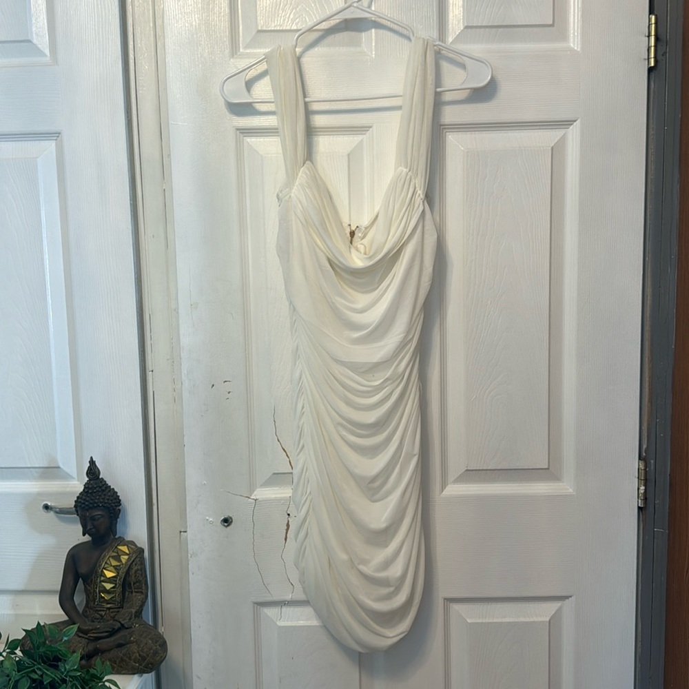 Cream White Maxi Dress